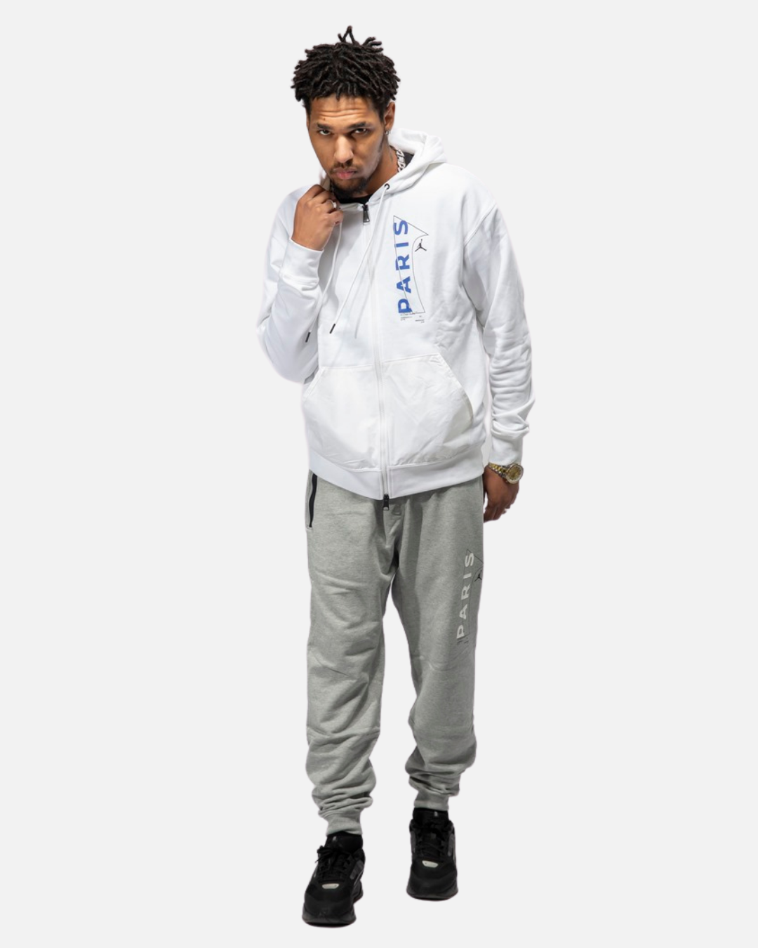 Veste d'entrainement PSG x Jordan - Blanc/Bleu